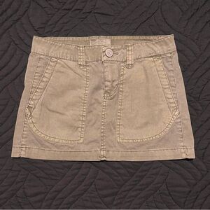 Green Mini Cargo Skirt Aeropostale